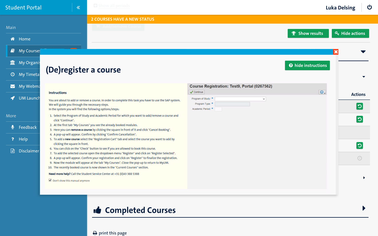 maastricht student portal
